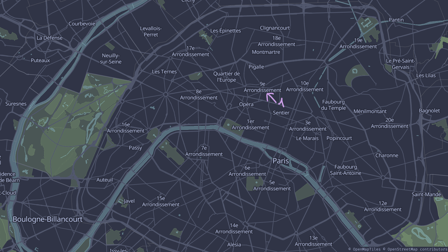 map of paris area