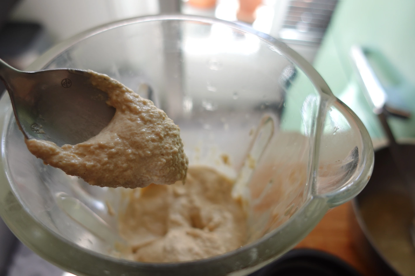 hummus preparation step 3